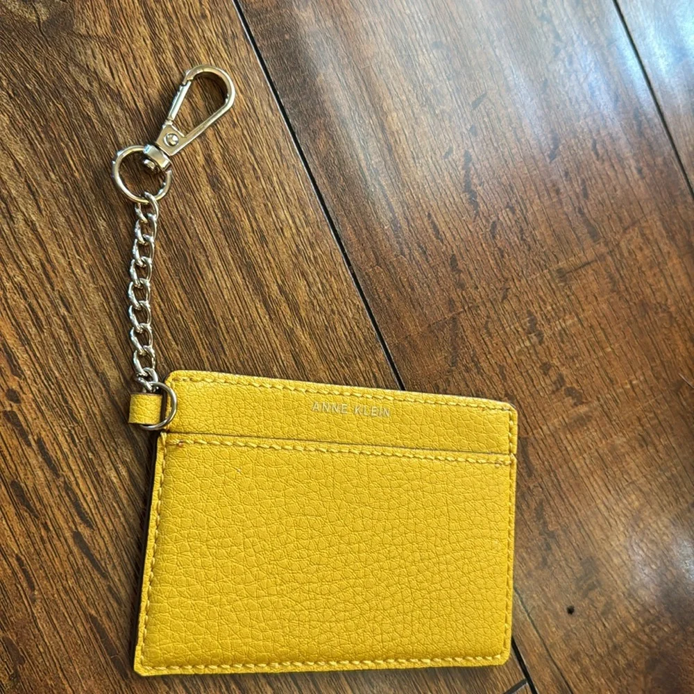 Anne Klein Yellow Key and Card Holder
