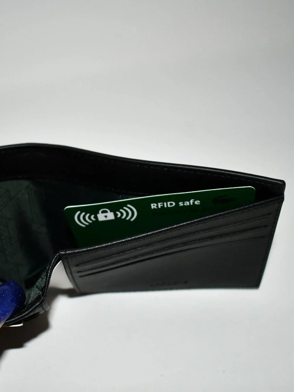 Lacoste leather billfold