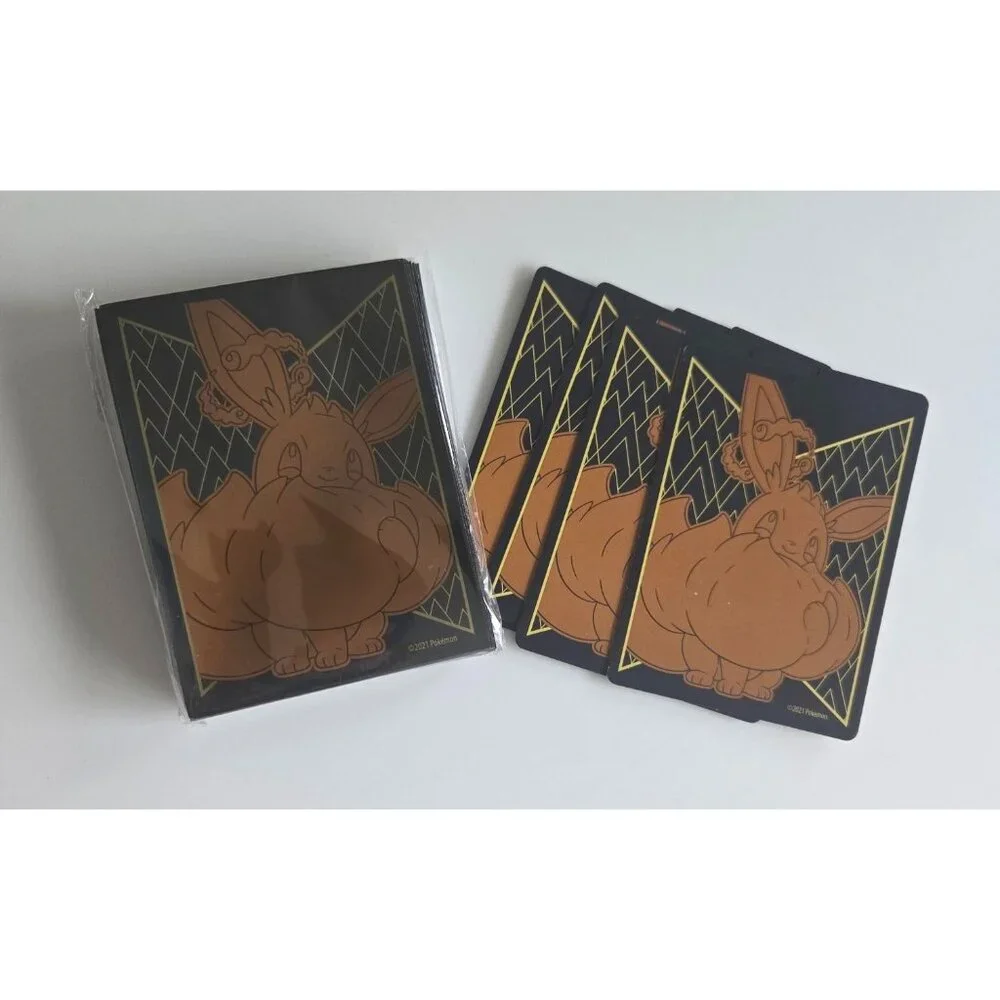 Pokemon Card Sleeves‎ - Shining Fates - 65 Eevee Sleeves + 4 Dividers
