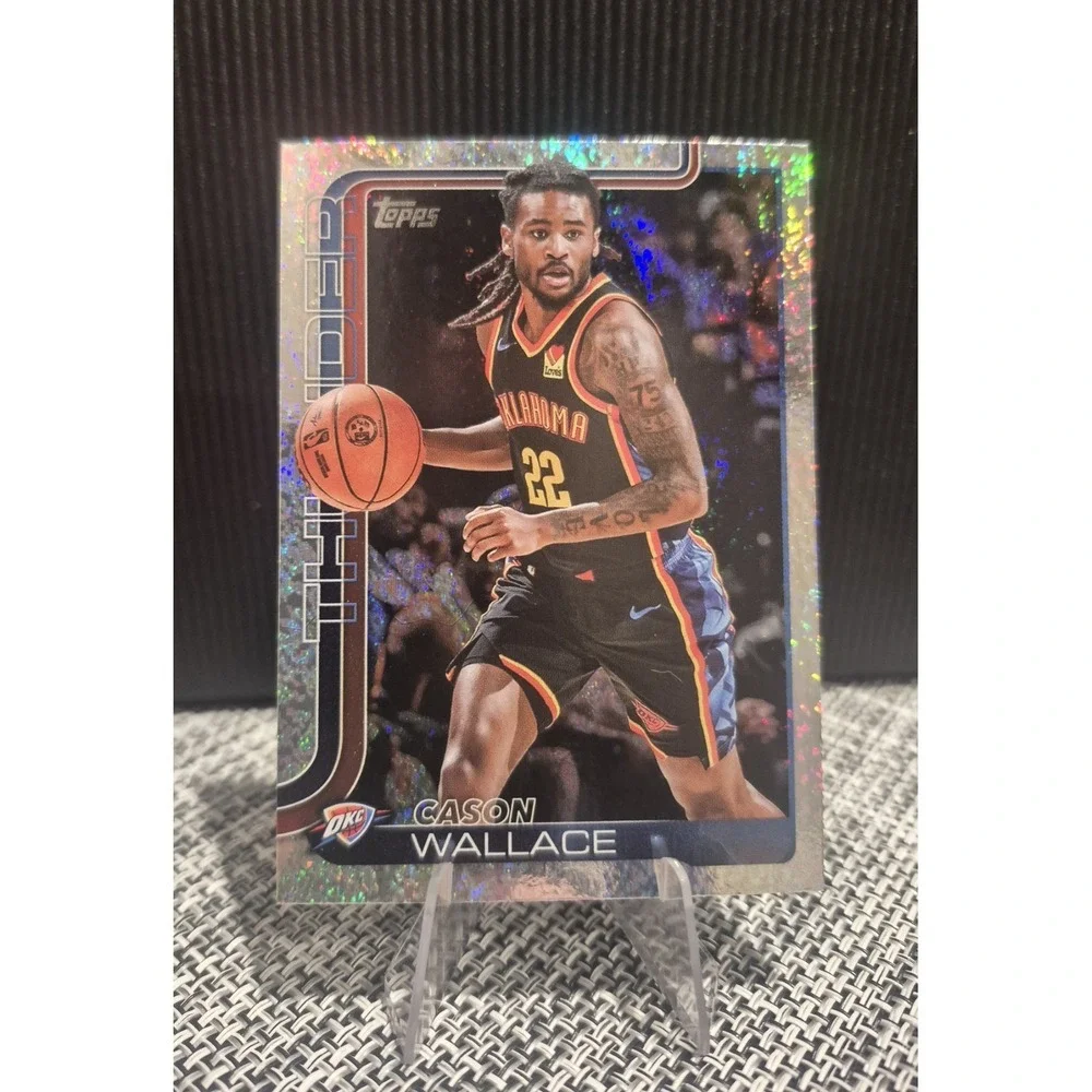 2025 Topps Basketball Carson‎ Wallace Sandglitter #119 OC Thunder
