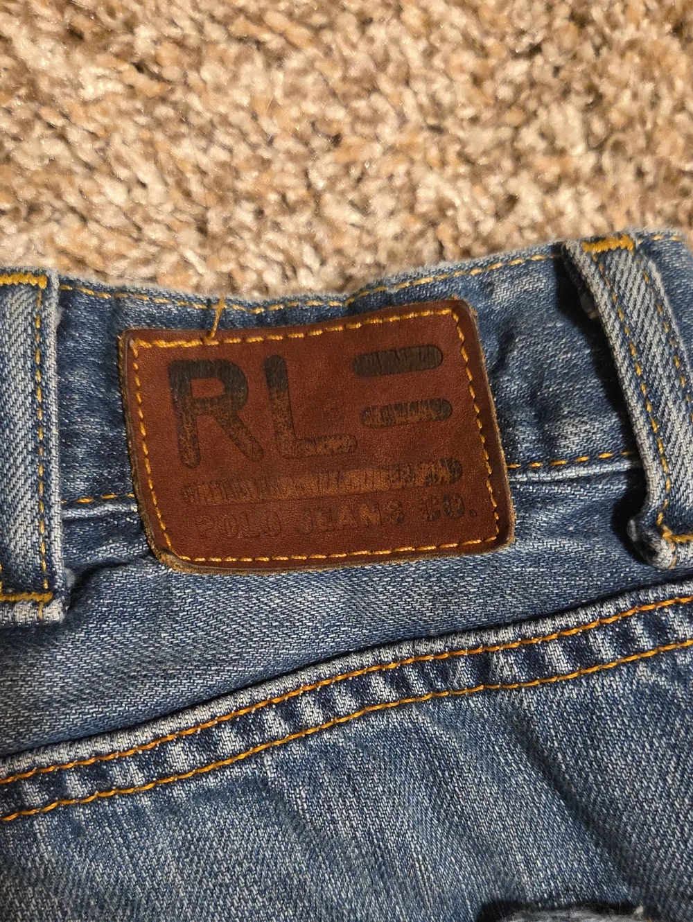 Vintage POLO RALPH LAUREN Hayden Jeans Relaxed Straight Blue Denim