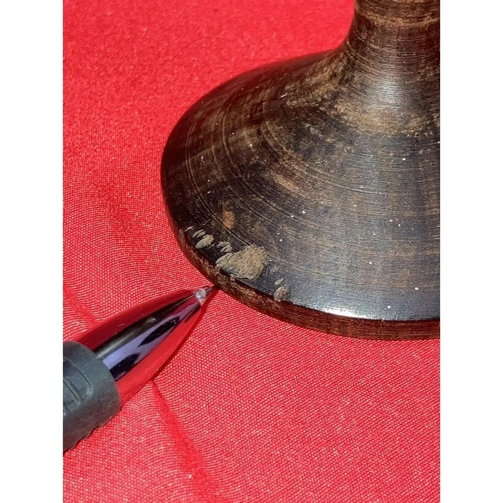 3 - Hand Turned Walnut Wood Goblets 6