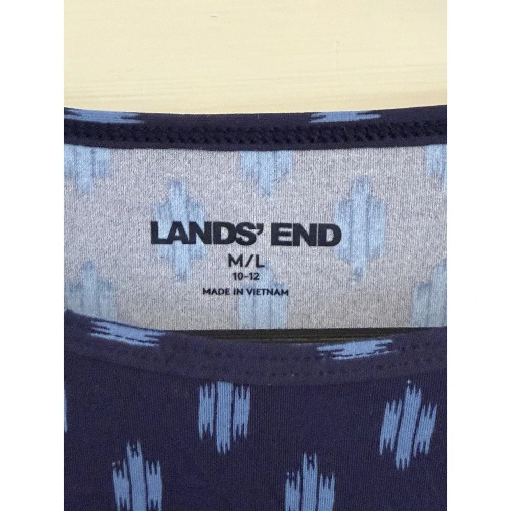 Lands End blue long