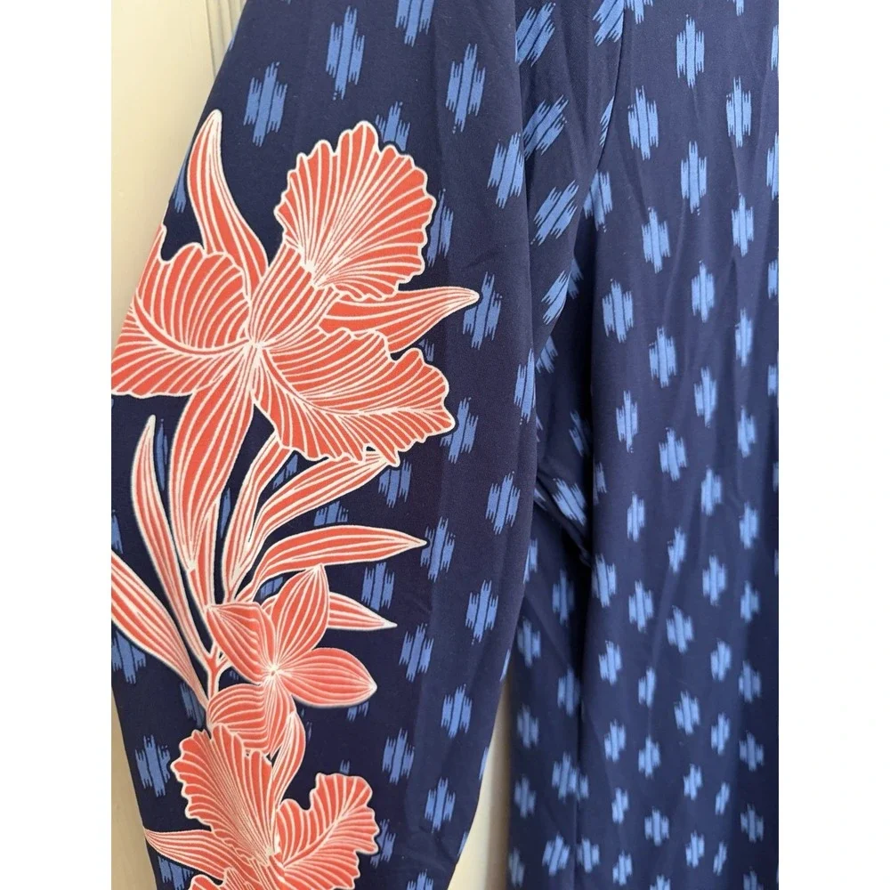 Lands End blue long