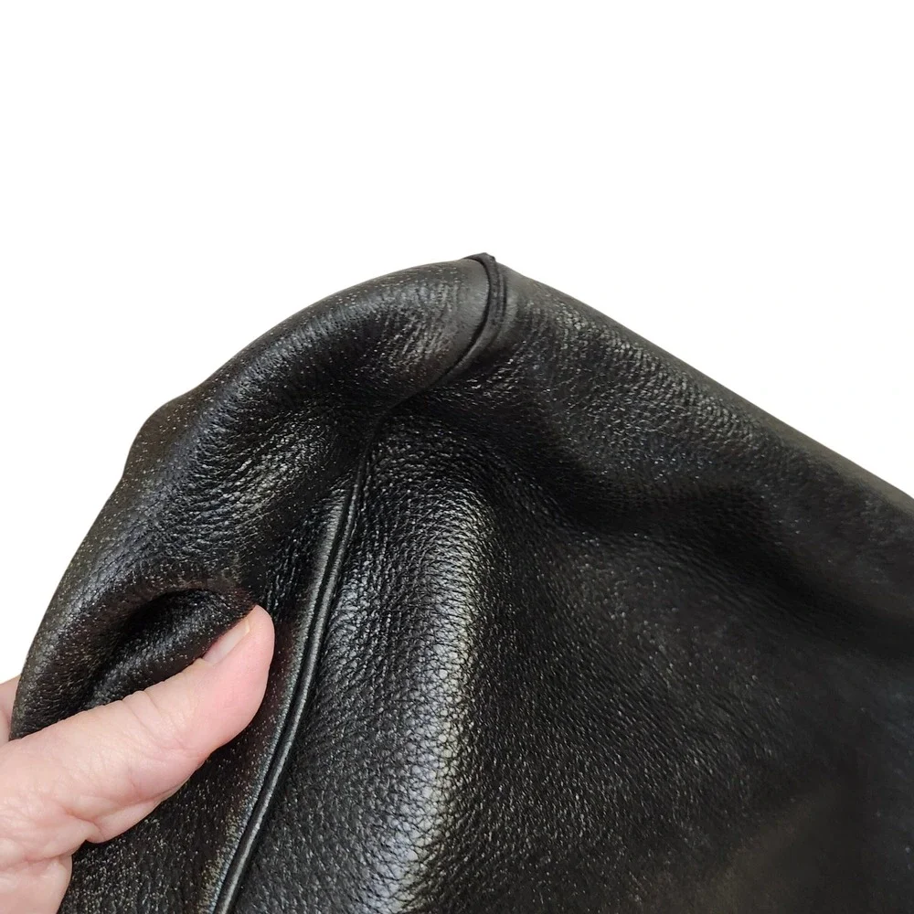 Kate Spade NY Anisha Bexley Black pebbled Leather Satchel Turn-lock Hobo‎ Bag