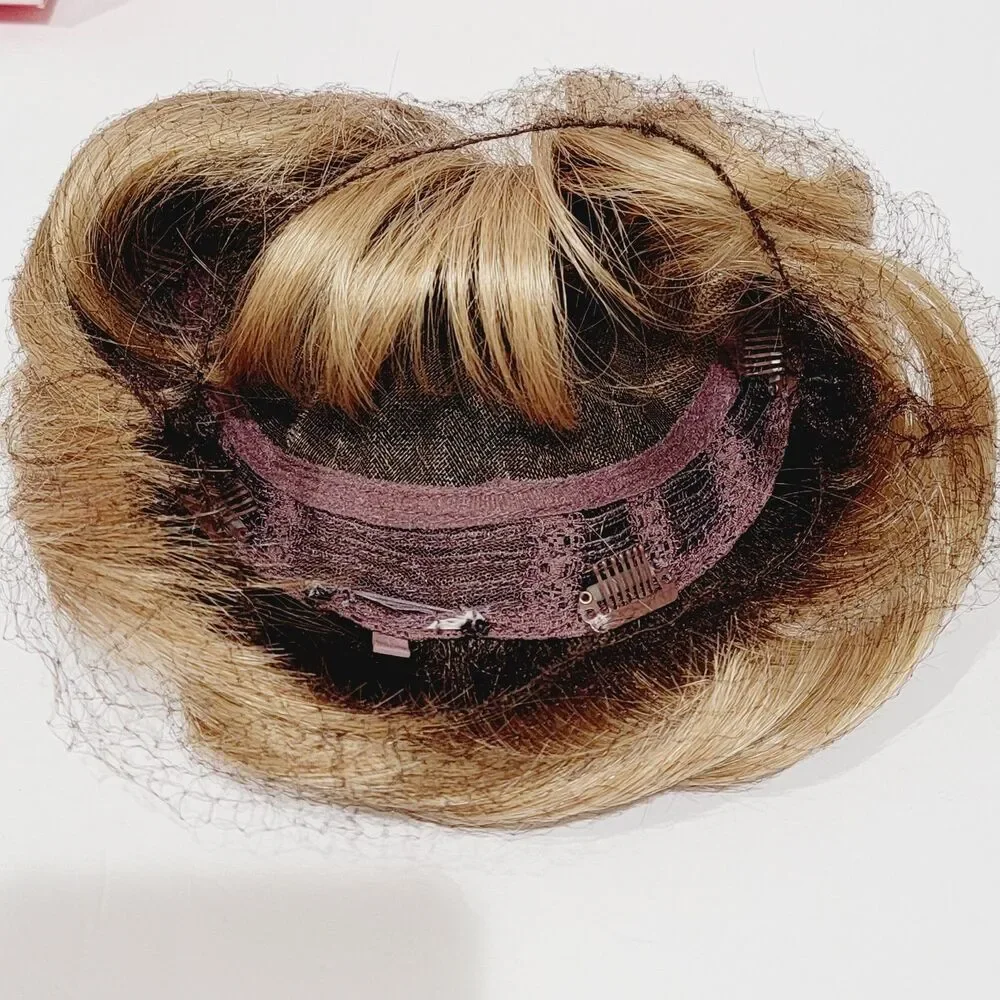 Ellen Wille HairPower Synthetic Lace Hair Topper Brown Blonde Short Pixie