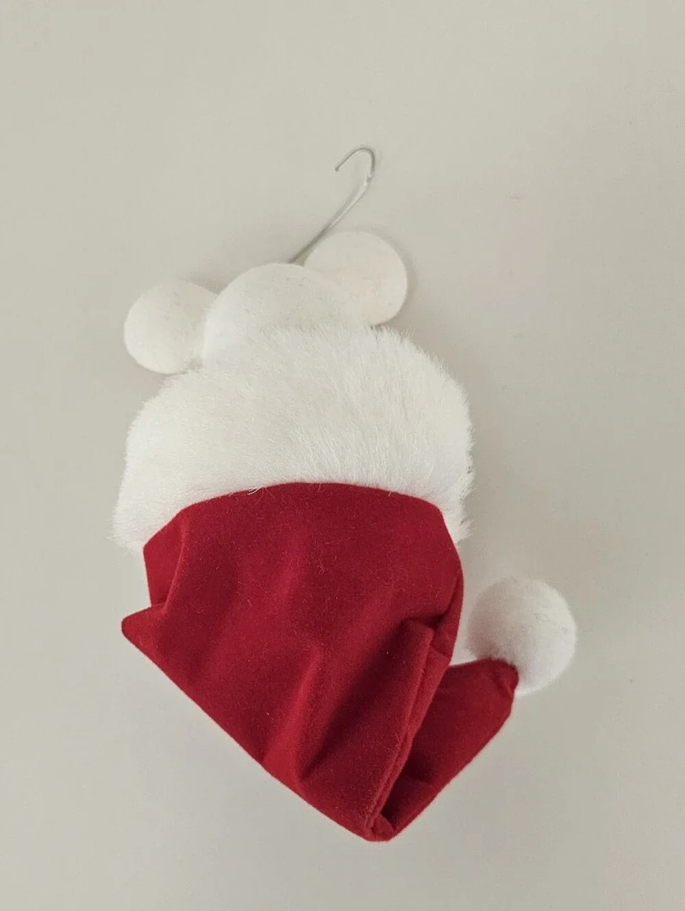 Vintage Flocked Peek A Boo Mouse Ornament vintage charming
