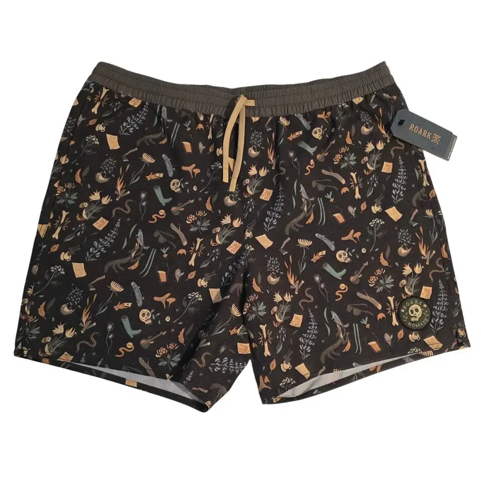 NWT Roark Chiller Bendik Kaltenborn Hemp‎ Board Shorts Mens Large