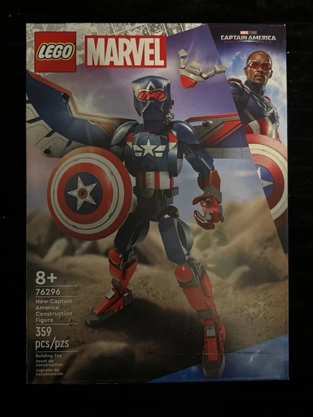 Lego Marvel Captain America Mech - Red, Blue, White