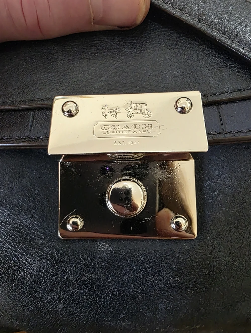 Coach duffel crafted