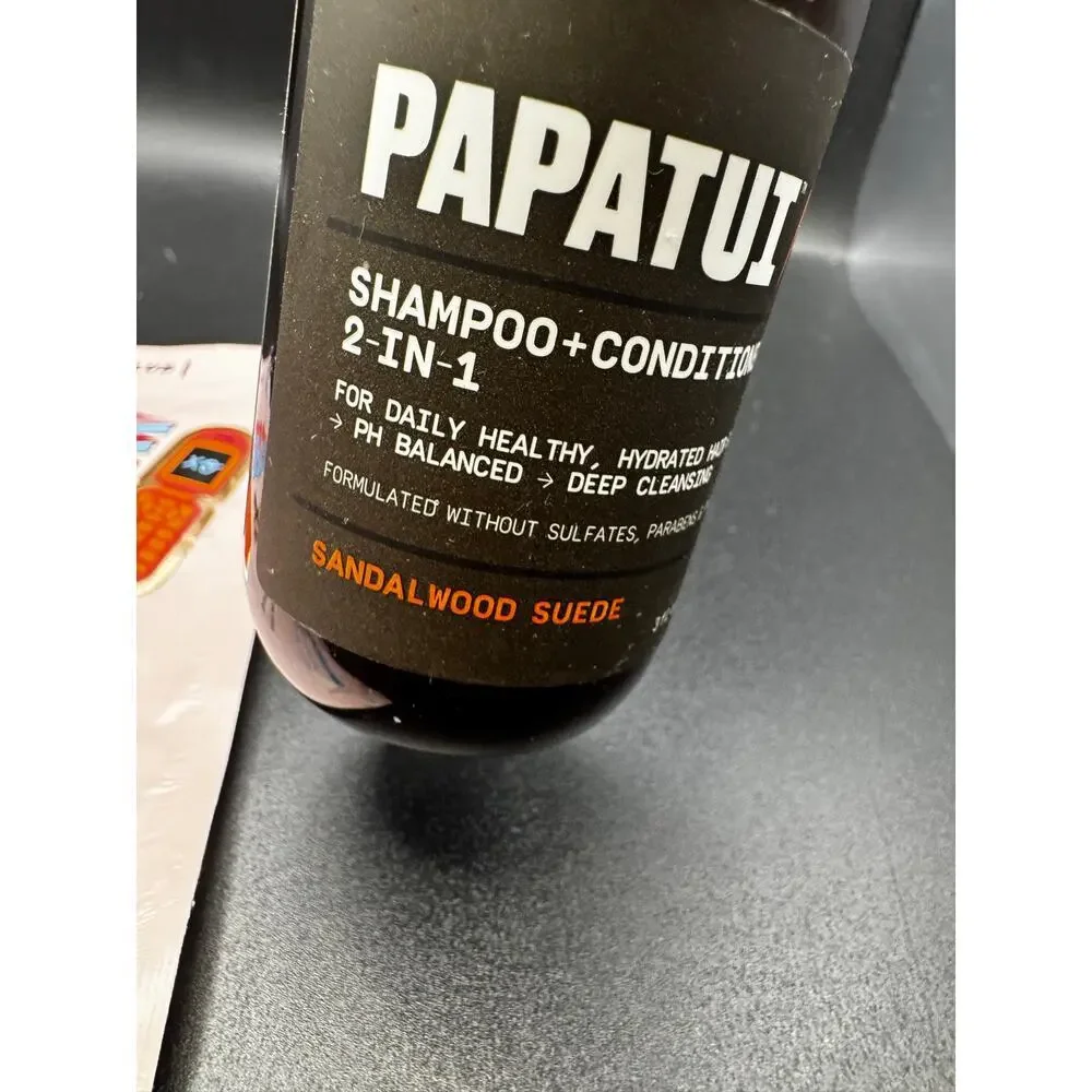NWT Papatui Shampoo+Conditioner Travel Size(3oz) & Babe Alert Hair Mask(1.8oz)