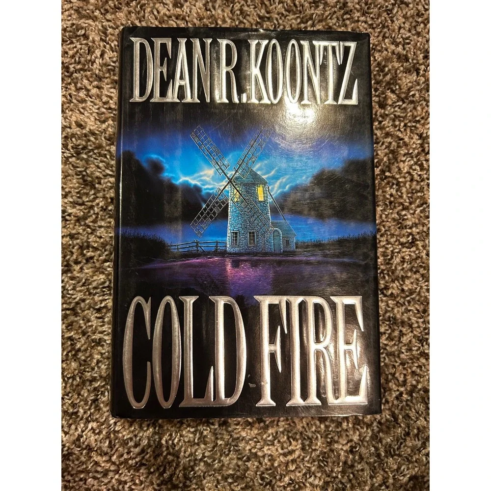 Cold Fire by Dean R. Koontz Hardcover Book Supernatural Thriller‎ 1991