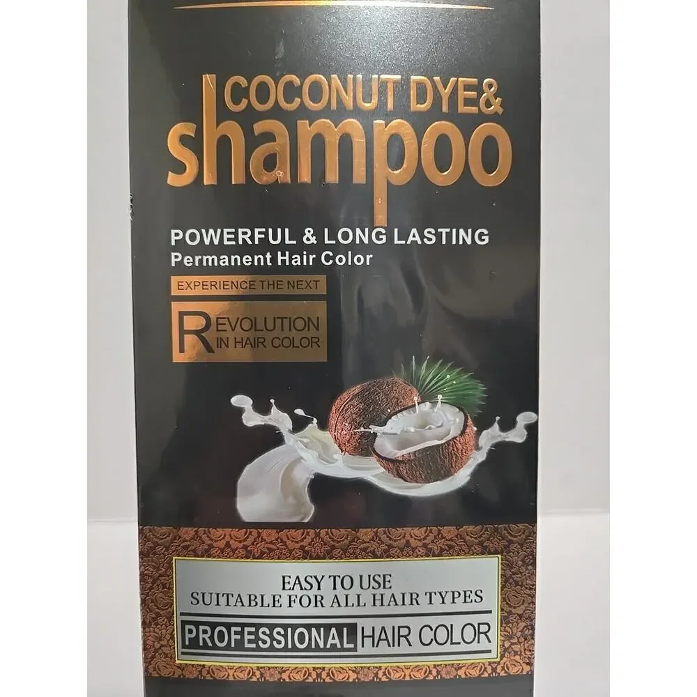 Mokeru Coconut Dye & Shampoo Hair Color Wine Red Professional Kit -NEW
