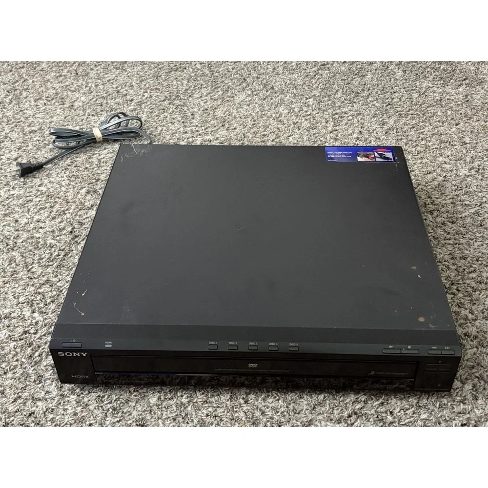 Sony 5 Disc Changer Player Carousel (DVP-NC800H DVD/CD (HDMI)) No Remote Works