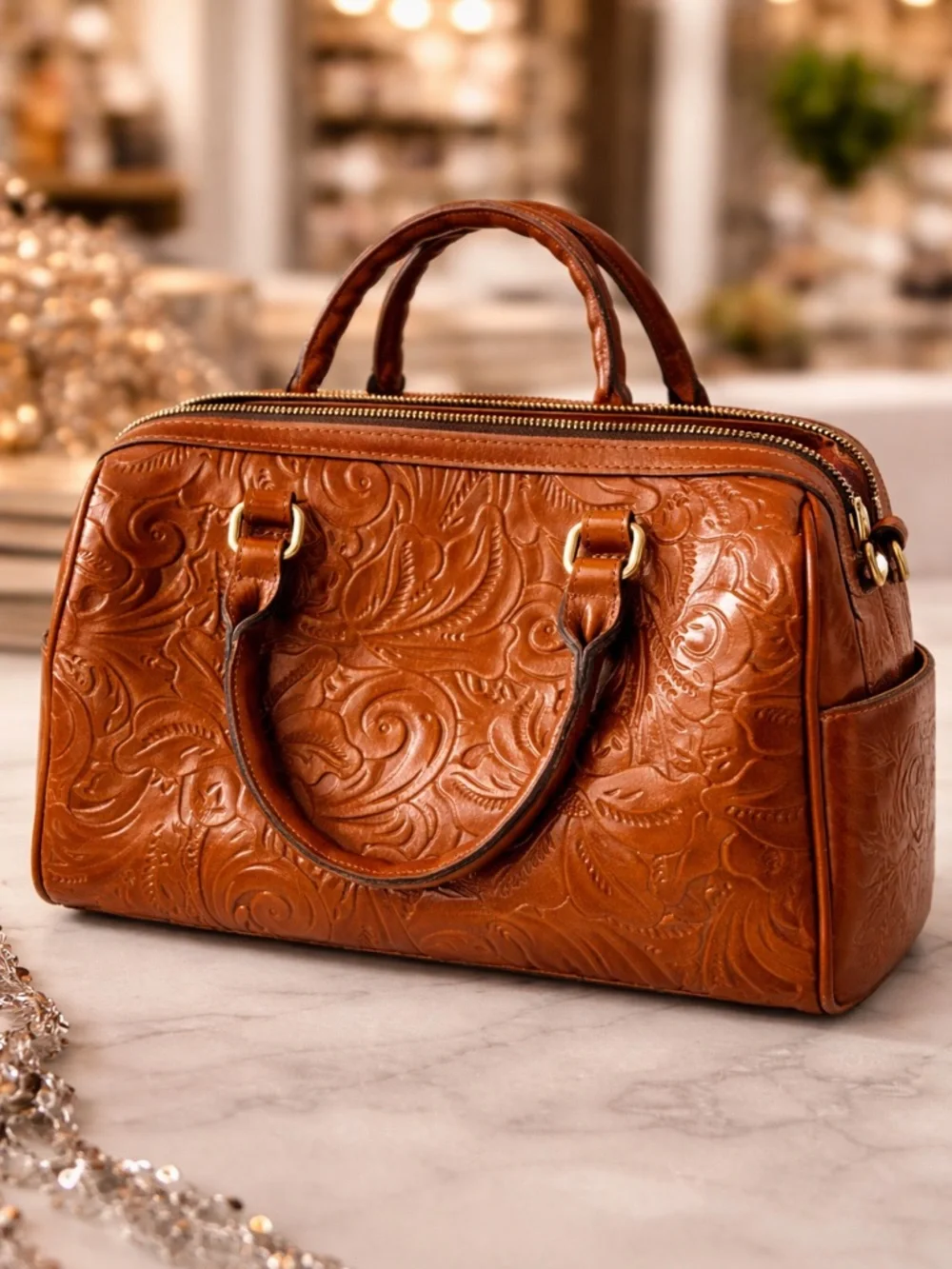 Patricia Nash Skye Florence Satchel Handbag