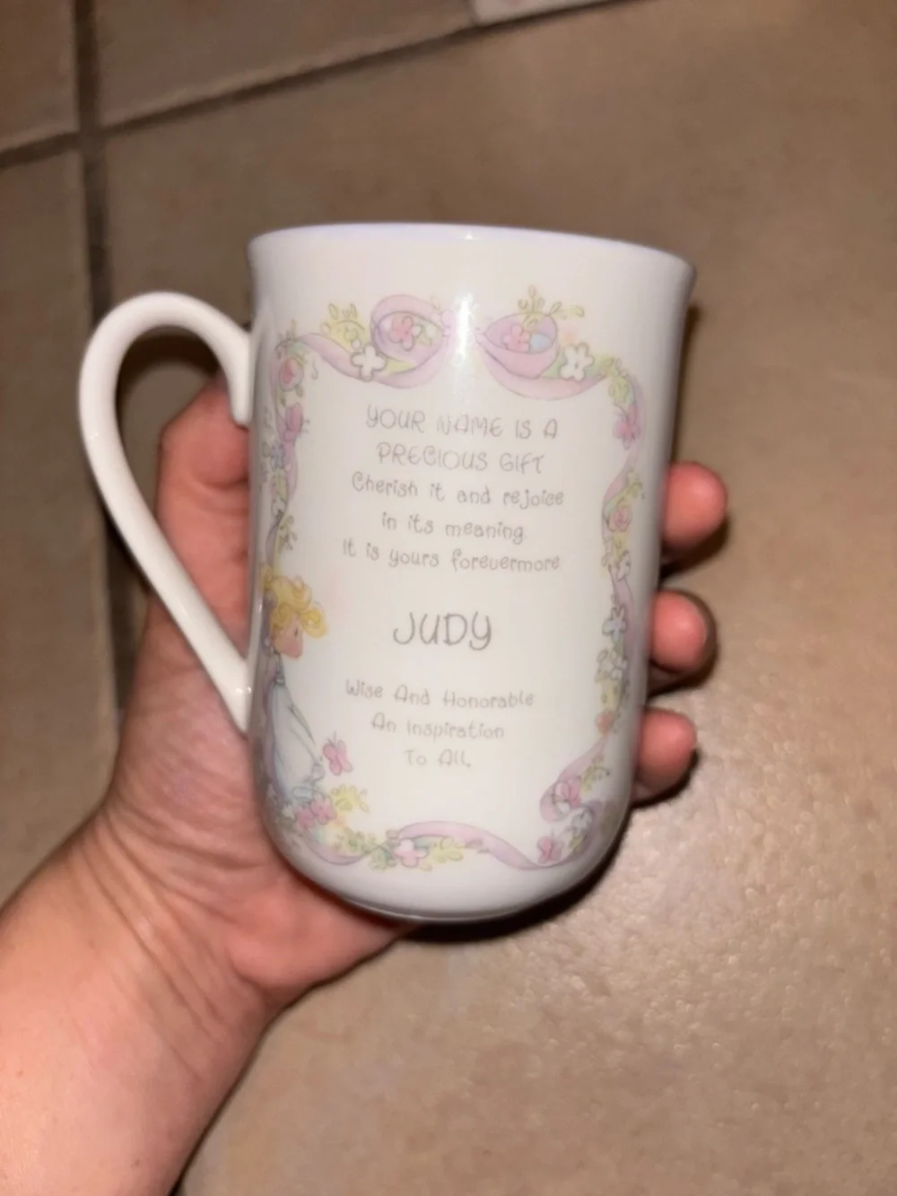 Precious Moments white ceramic