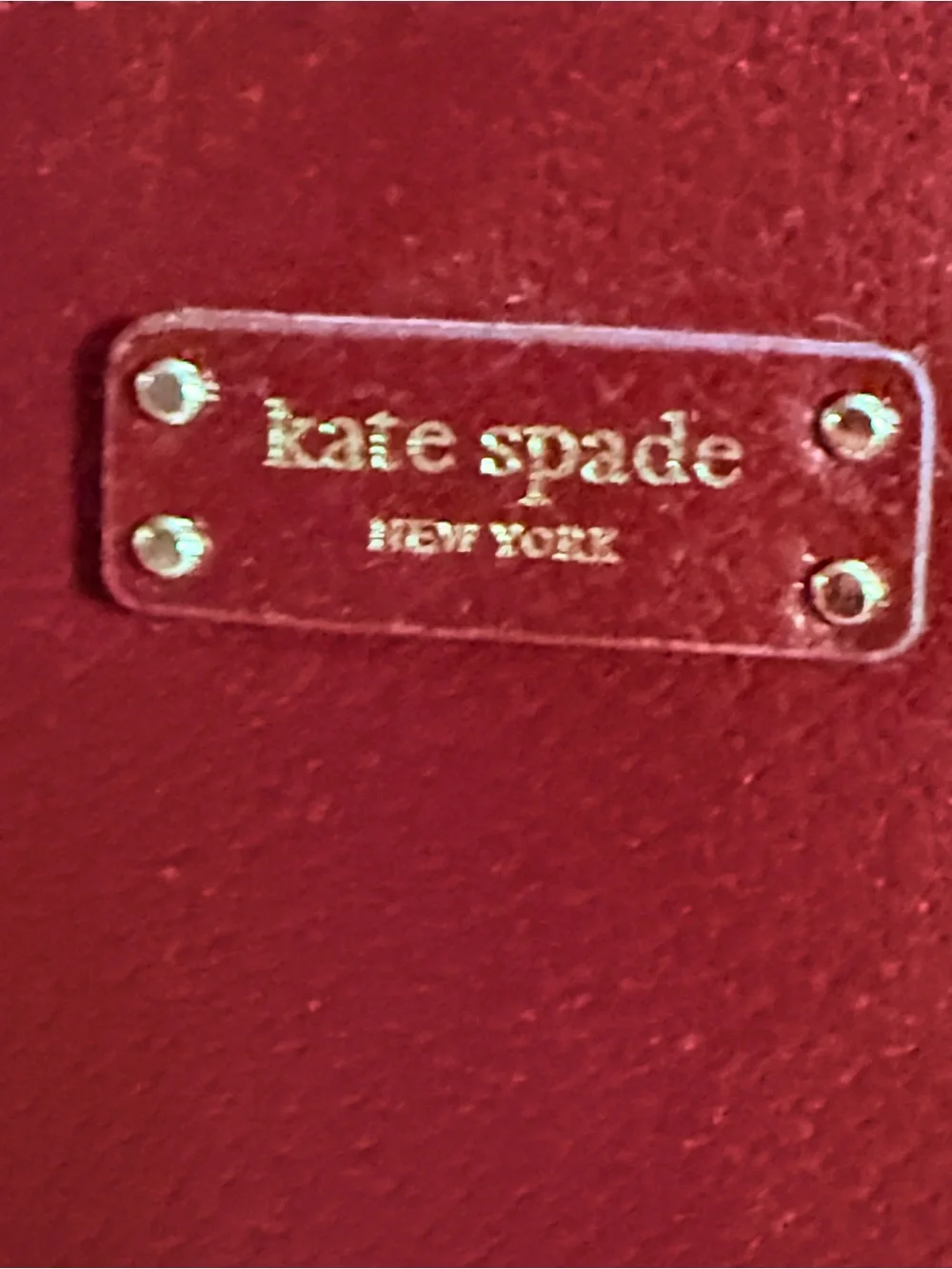 kate spade structured pebbled