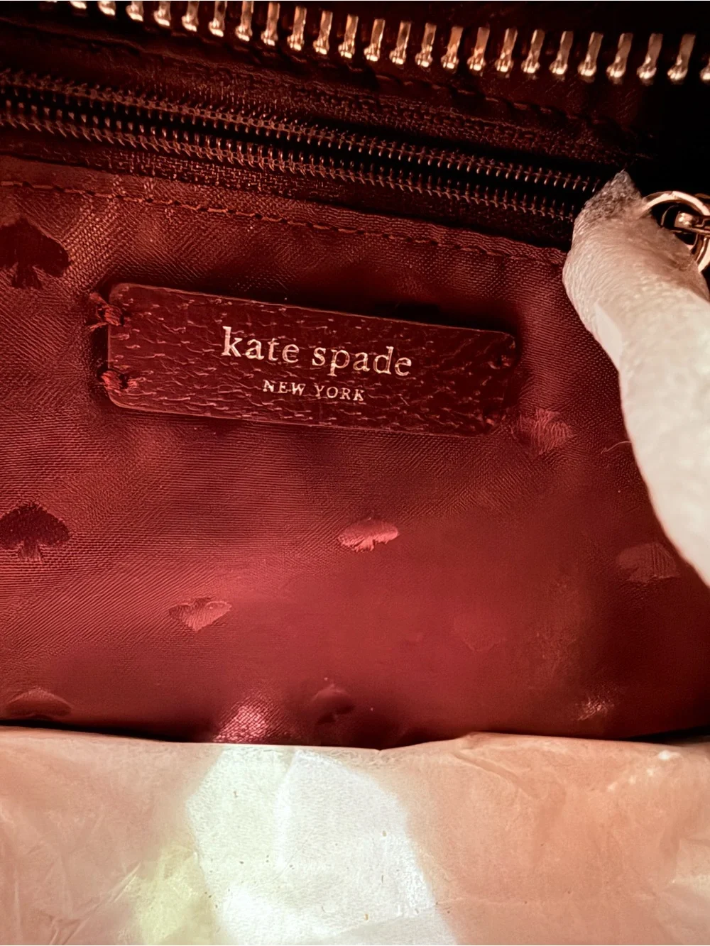 kate spade structured pebbled