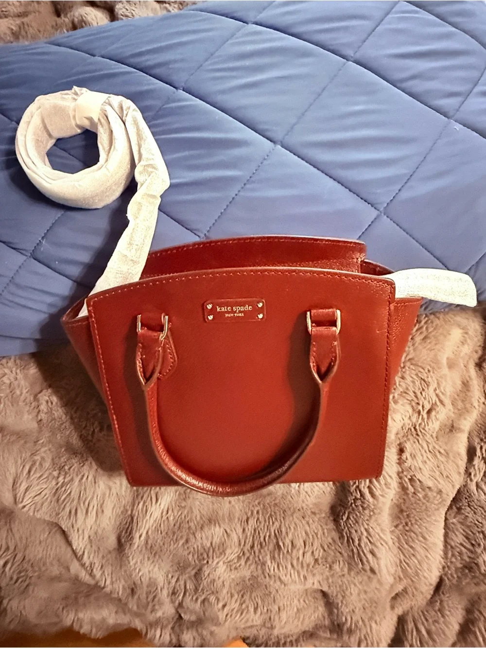 kate spade structured pebbled