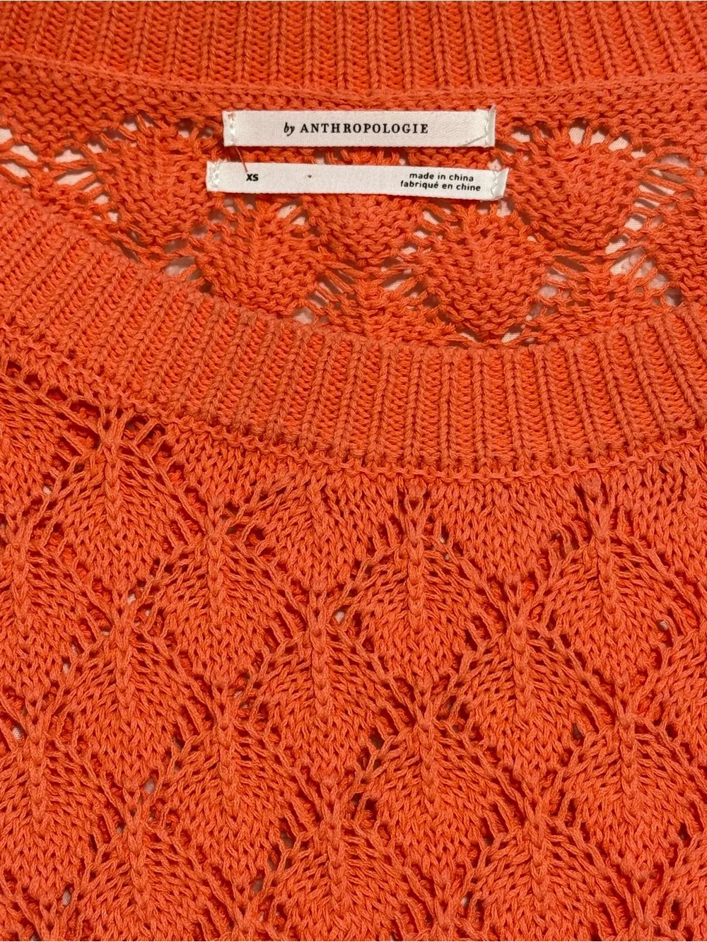 Anthropologie bright coral
