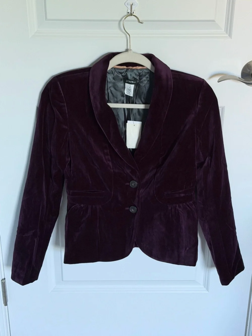 J. Crew crafted peplum shell