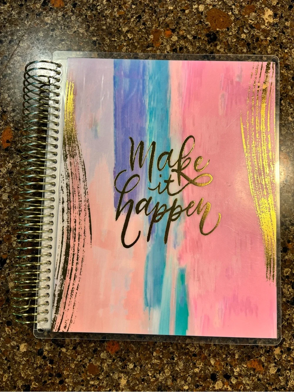 Make it Happen Back to School Spiral Bound Planner/lots of stickers
