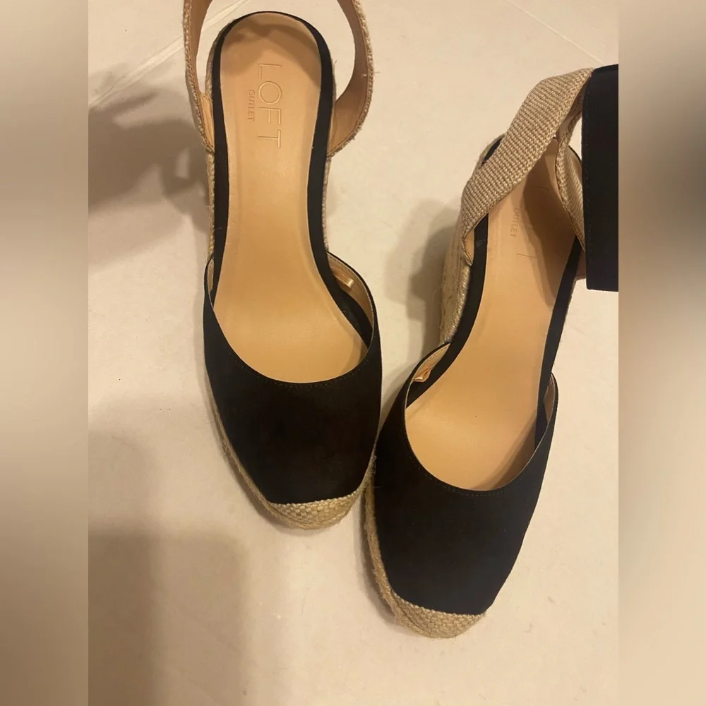 LOFT espadrille wedges
