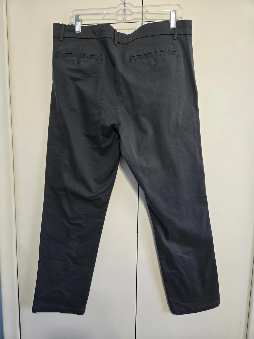 Banana Republic 36x30 Navy Stretch Chino Pants Straight‎ Fit Casual