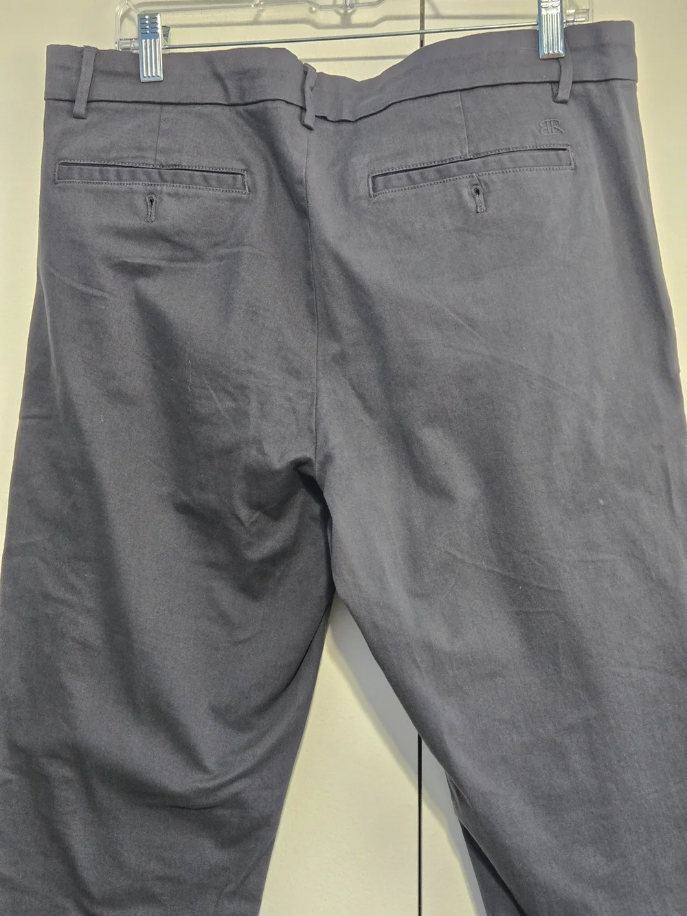 Banana Republic 36x30 Navy Stretch Chino Pants Straight‎ Fit Casual