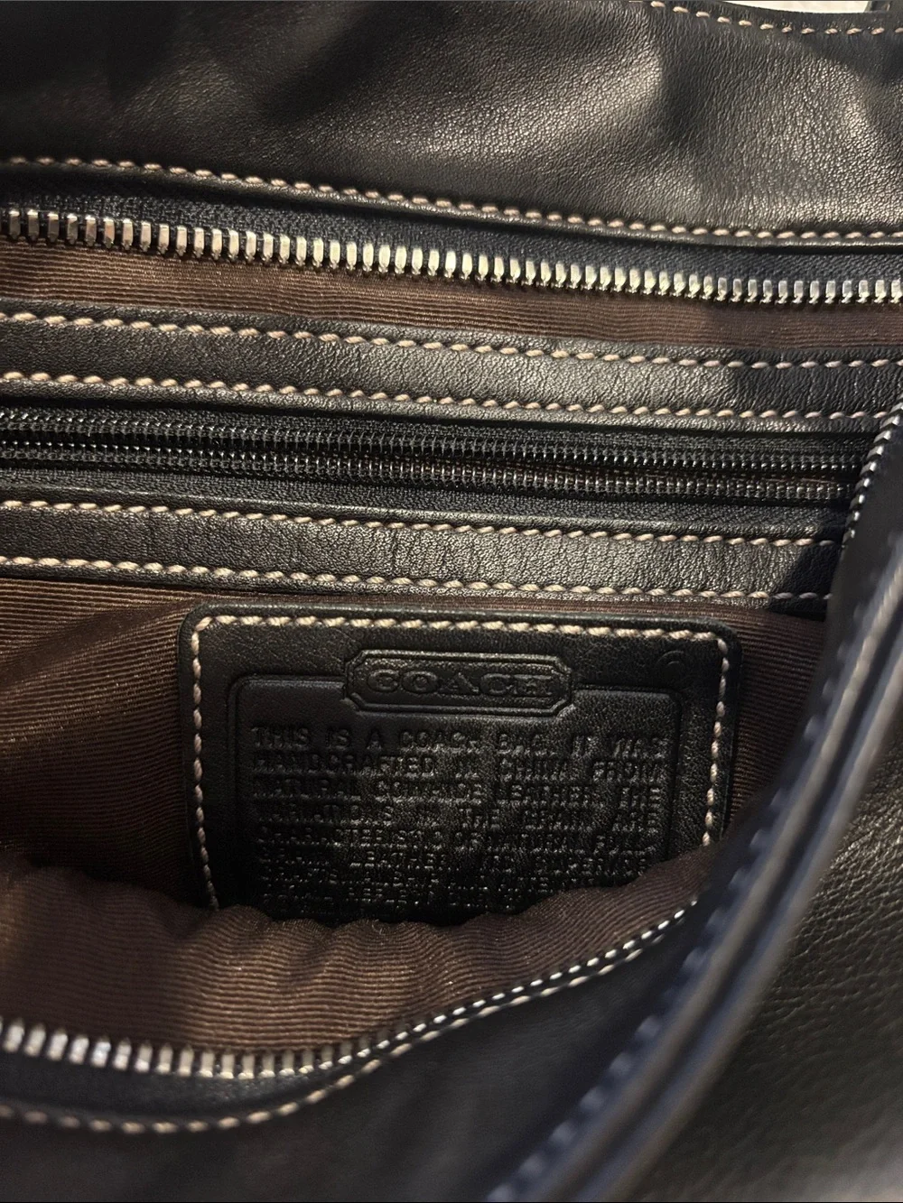 Coach elegant black
