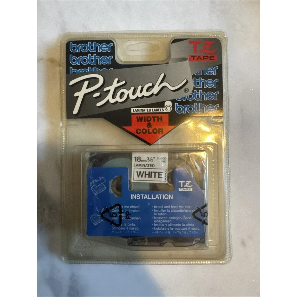 Brother P-Touch TZ-151 Black Ink On Clear 24mm 1