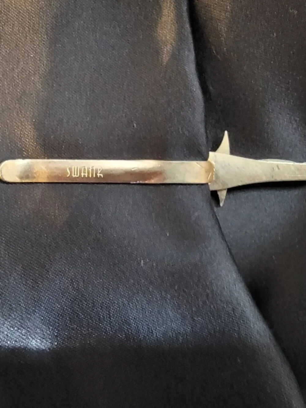 Vintage Swank Signed Tie Clip Bar