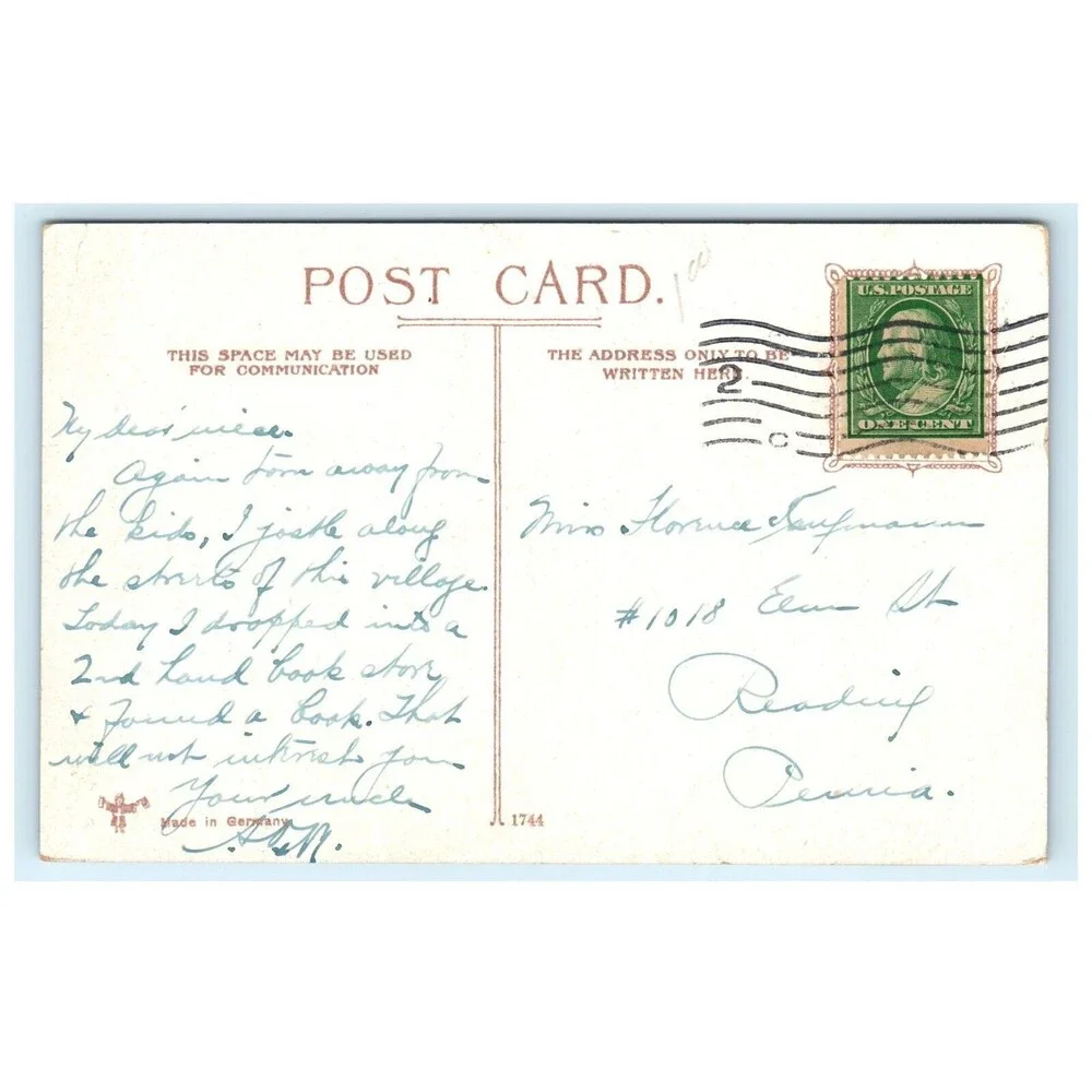 American Vintage vintage postcard