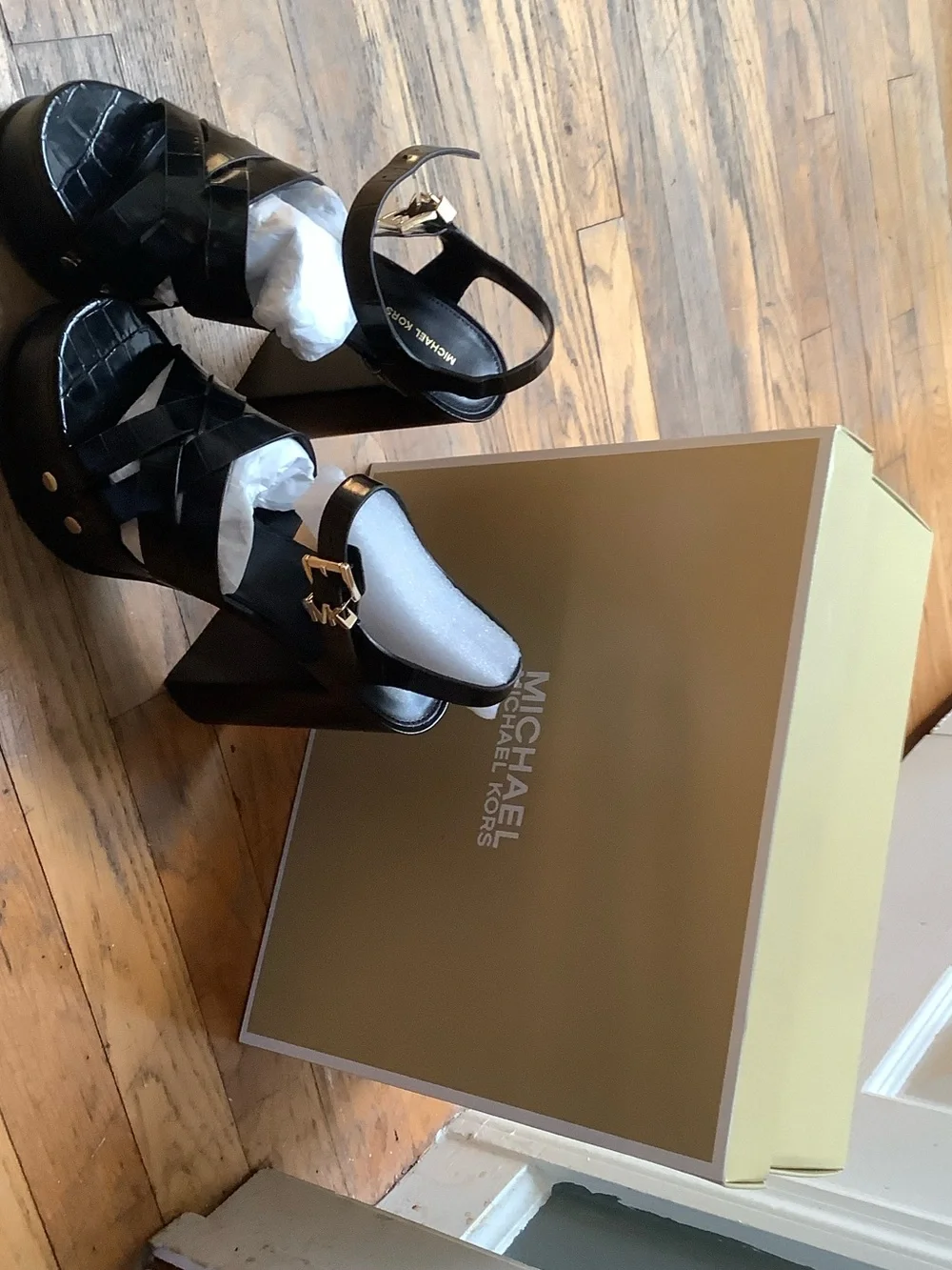 MICHAEL Michael Kors black platform