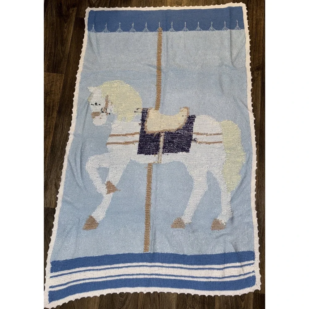 Handmade crochet blanket