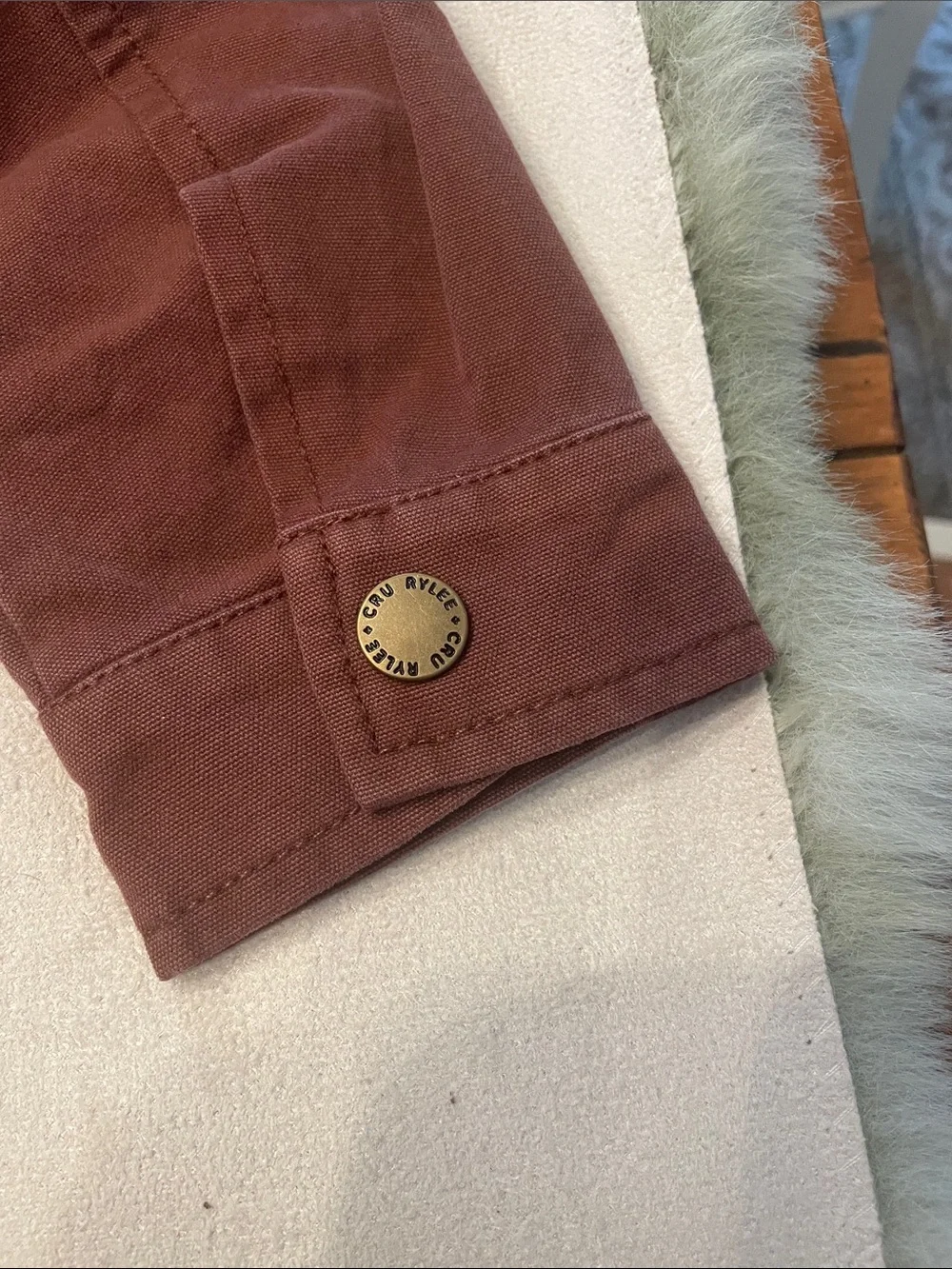 Rylee + Cru button front