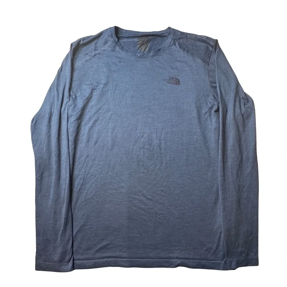 The North Face Shirt Mens‎ S Blue FlashDry Long Sleeve NF0A3C76HKW Performance