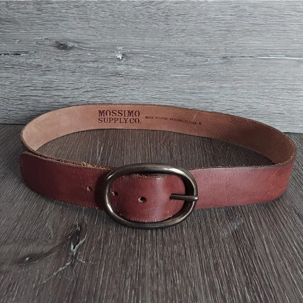 Mossimo Supply Co. Brown Leather Belt Medium