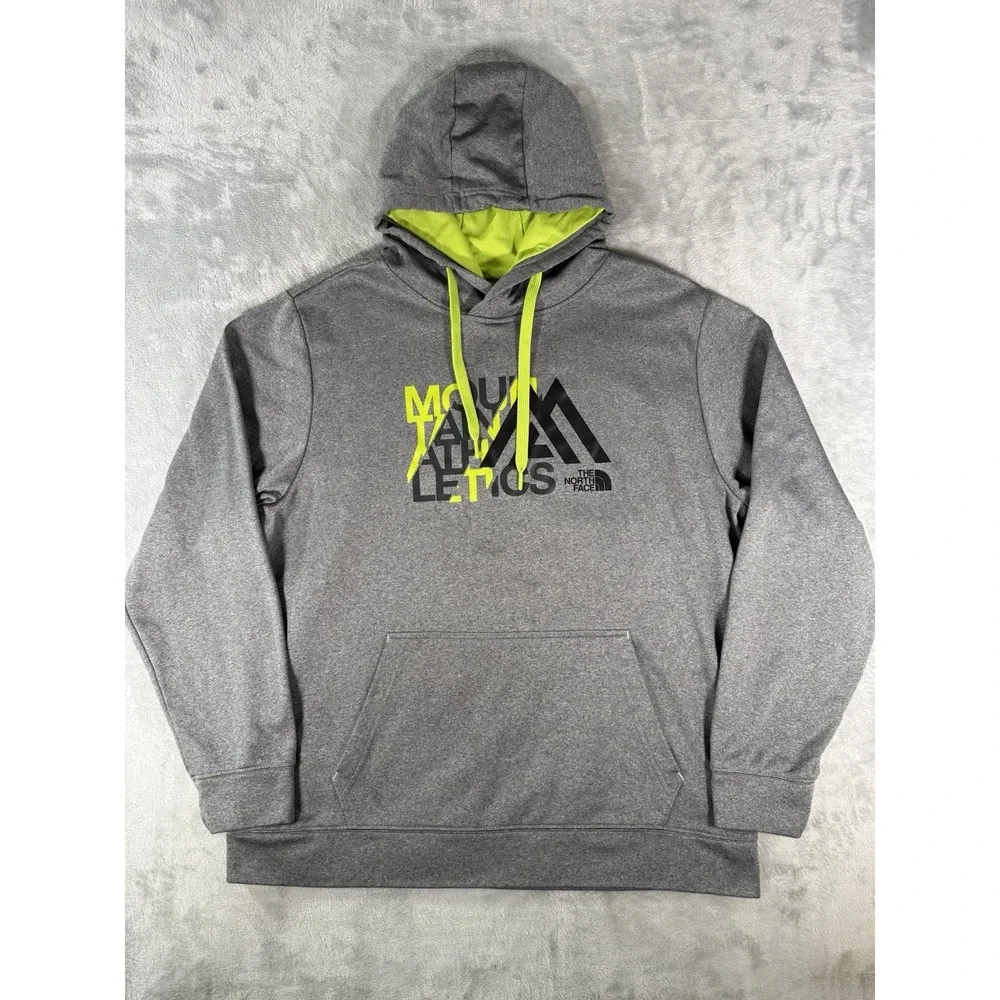 The North Face Hoodie Men's XL Grey Mountain Athletics Performance Pullover