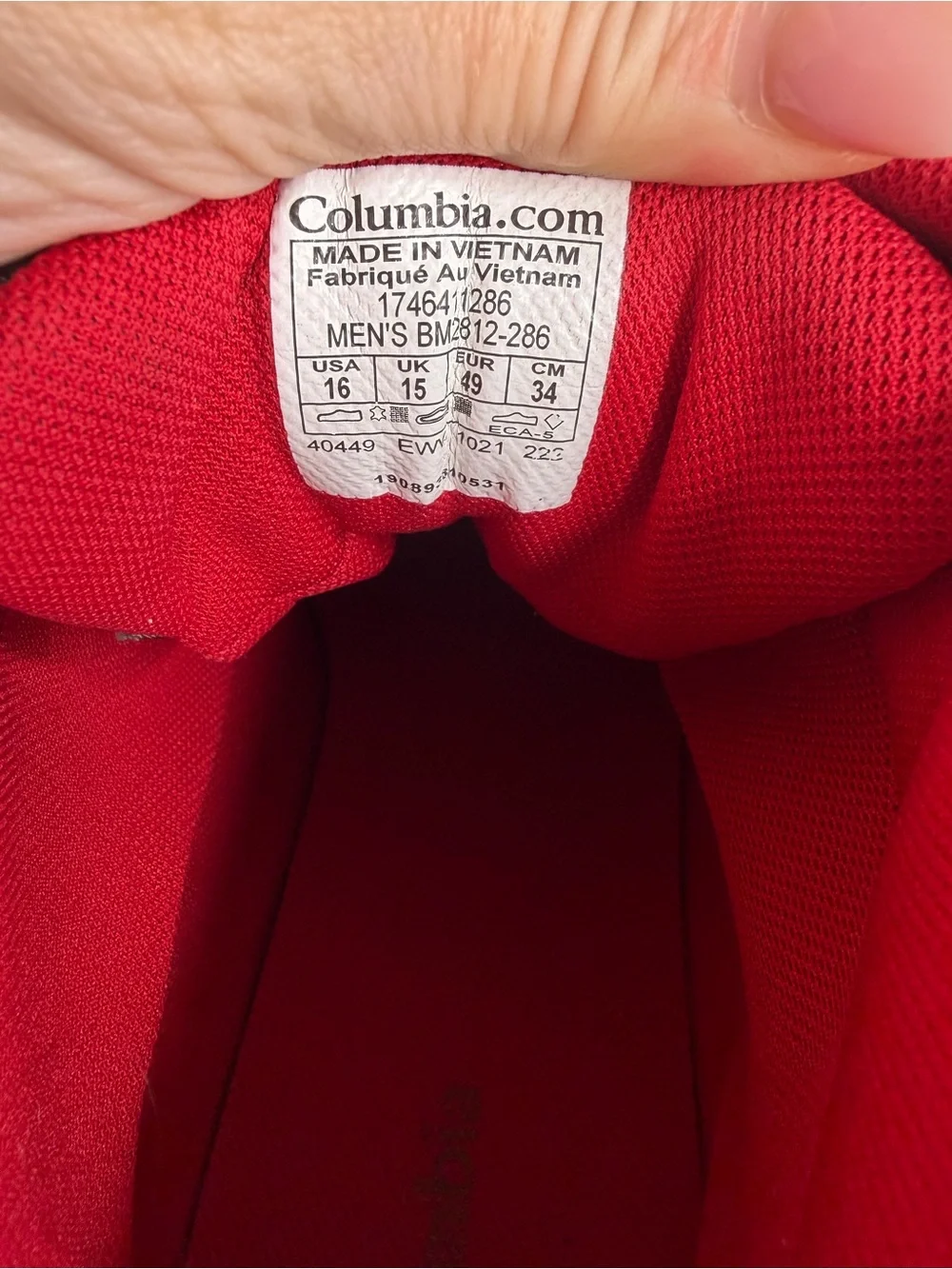 Columbia sturdy hiking