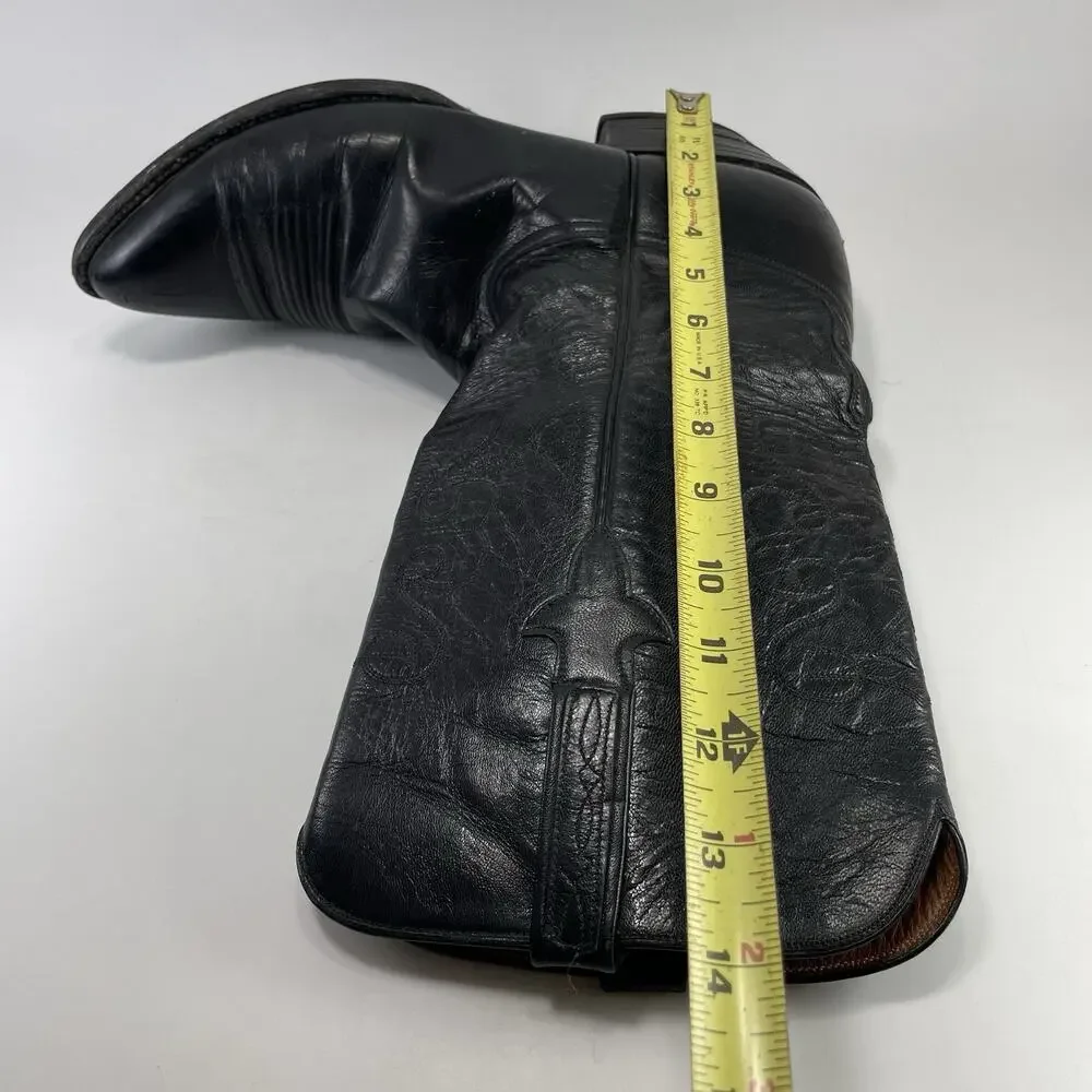 Lucchese embroidered leather