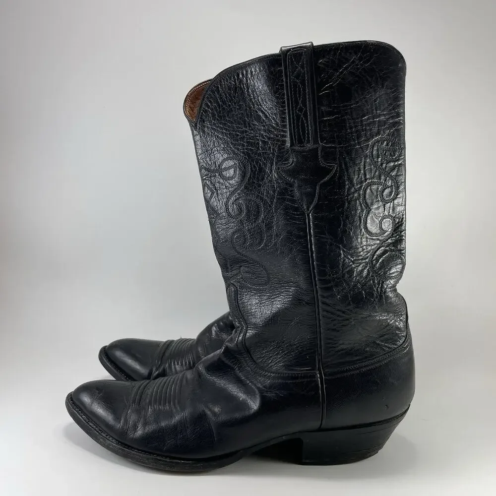 Lucchese embroidered leather