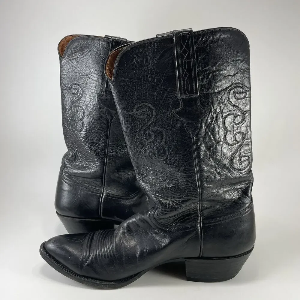 Lucchese embroidered leather