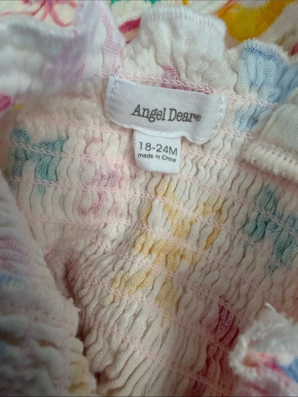 Angel Dear cream sleeveless
