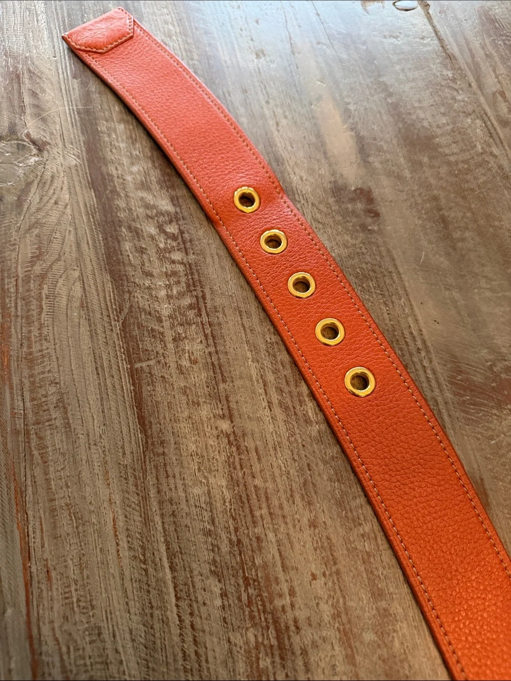 Prada wide leather