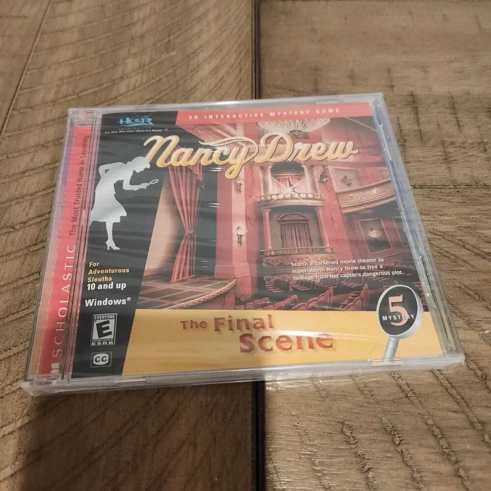 New Nancy Drew: The Final Scene PC Game 3D Interactive Mystery CD-ROM 2001