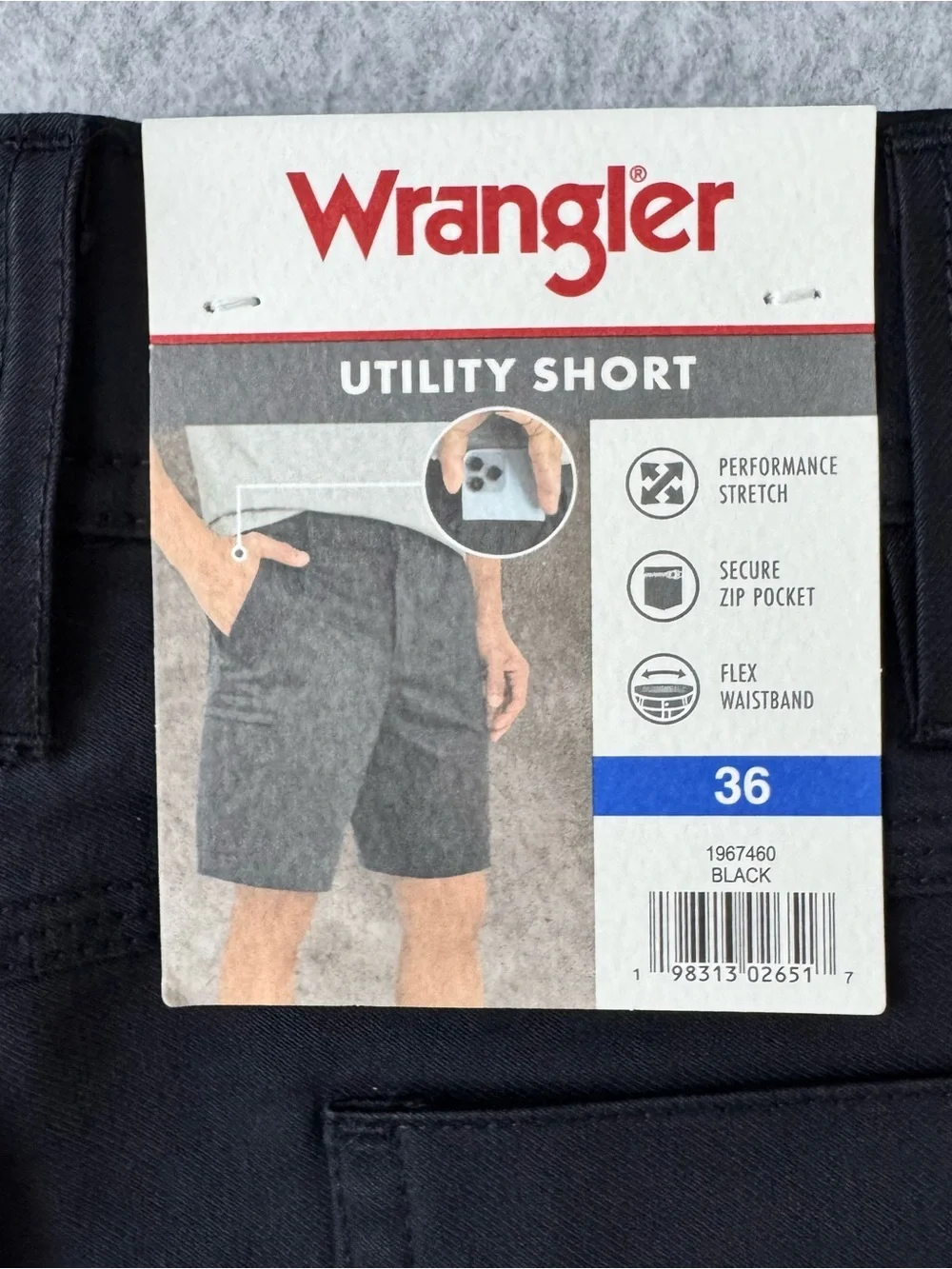 Wrangler utility shorts
