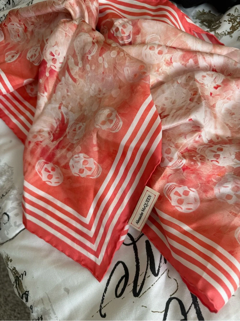 Alexander McQueen mcqueen silk