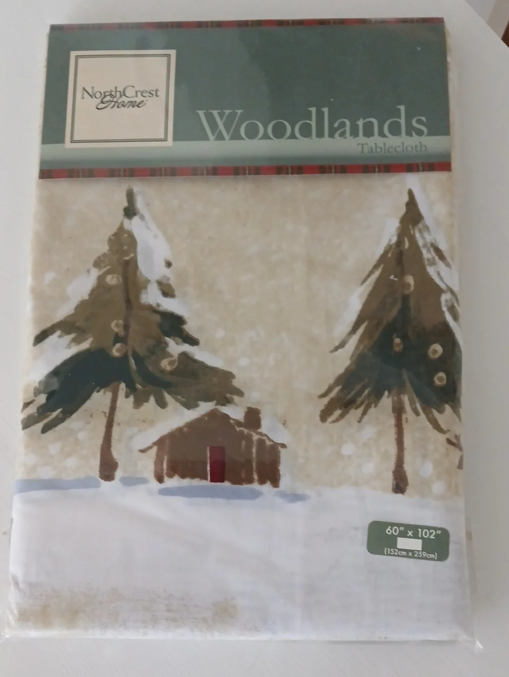 NorthCrest Home WOODLANDS Tablecloth 60x102