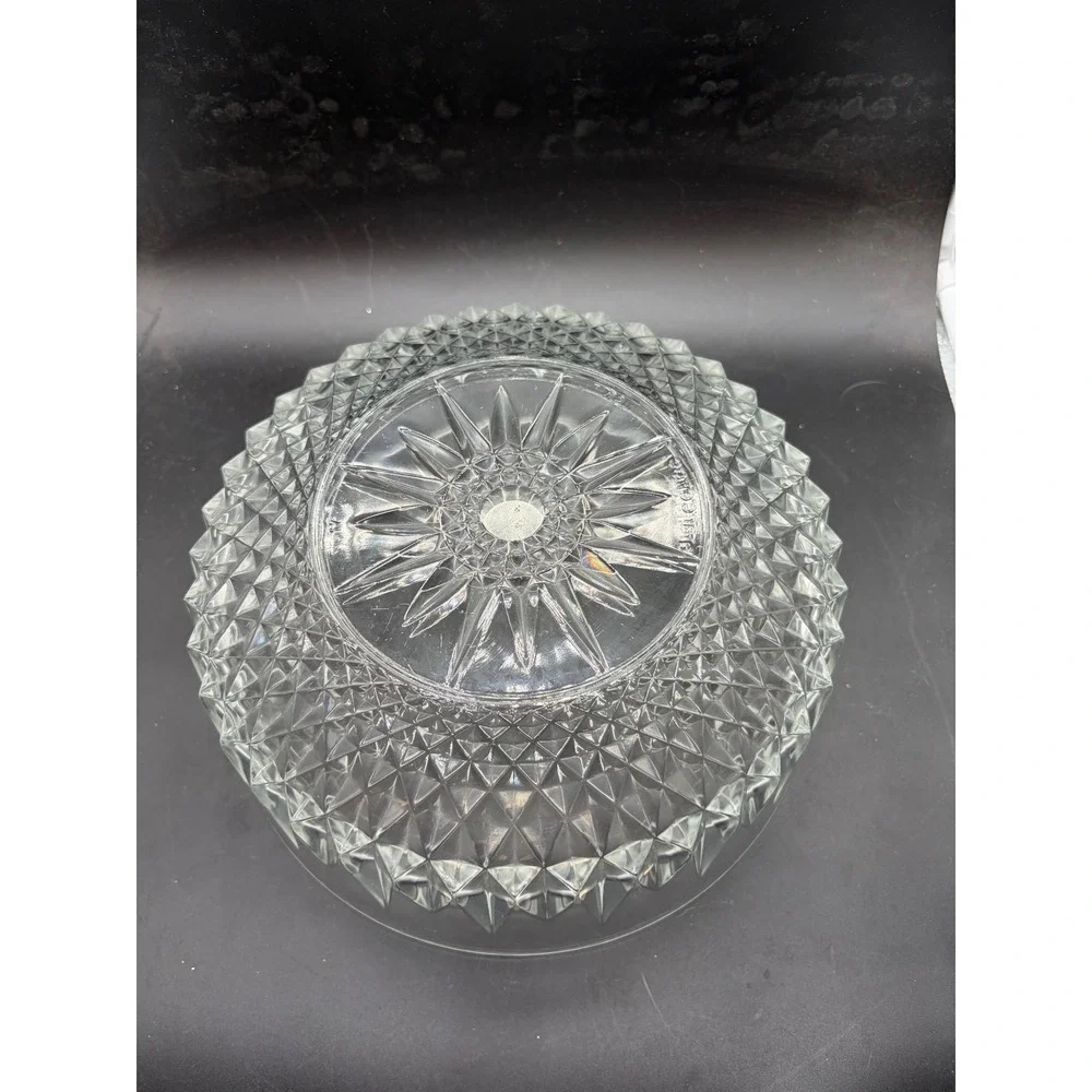 Vintage clear pressed